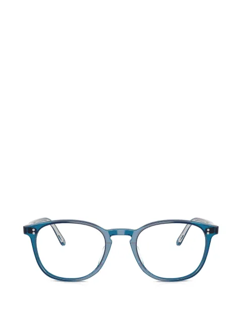 Oliver Peoples Finley square-frame glasses Blue OV5397U1793