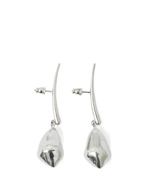 Panconesi small Lacrima sculptural earrings Silver S26EA005P