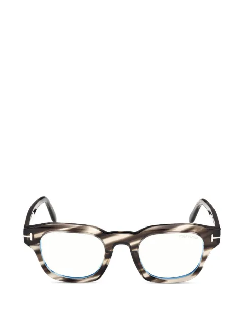TOM FORD Eyewear rectangle-frames glasses Grey FT6083B