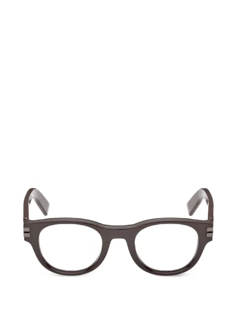Zegna round-frame frames Brown EZ5347048