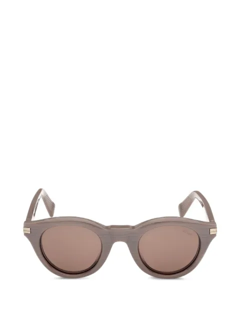 Zegna round-frame sunglasses Brown EZ0302