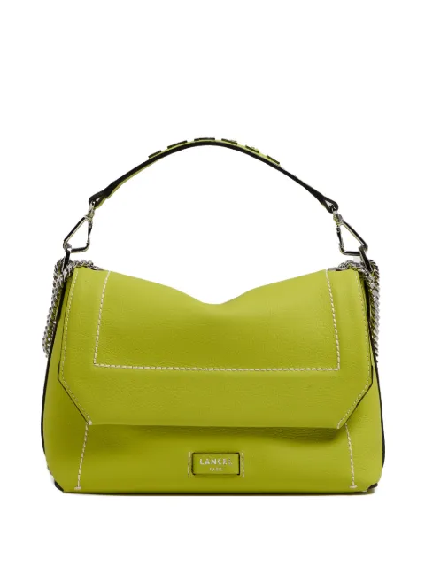 Lancel Ninon Soft leather shoulder bag Green A1378221TU