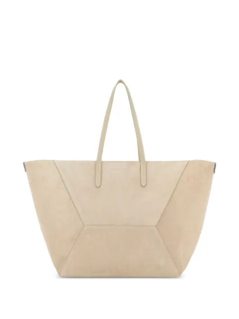 Brunello Cucinelli BC Duo suede tote bag Neutrals MBDLB2572C8905