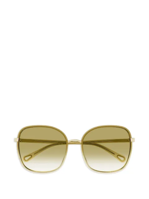 Chloé Eyewear oval-frame sunglasses Neutrals CH0031S