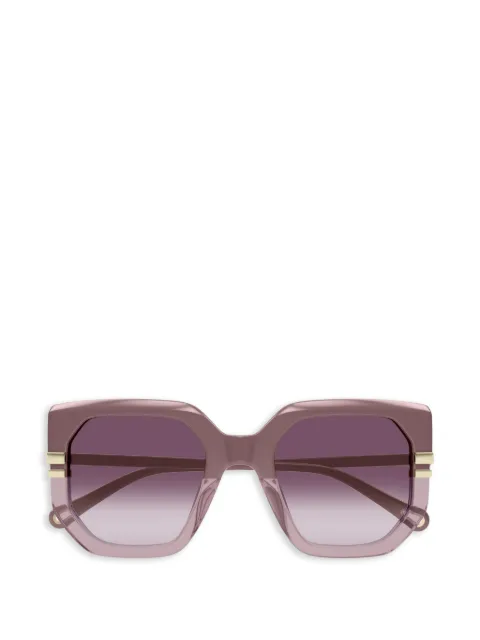 Chloé Eyewear geometric frame sunglasses Purple CH0240S006