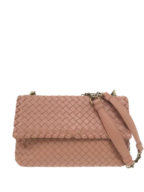Bottega Veneta Pre-Owned 2010-2025 Small Nappa Intrecciato Olimpia shoulder bag Brown 0MODQ1LA0ISEE6O6