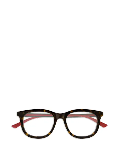 Gucci Eyewear oval-frame glasses Brown GG1990O