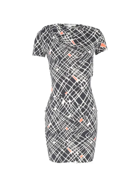 Diane Von Furstenberg Vintage Oda printed mini dress Black RFCPUGBCL719265W