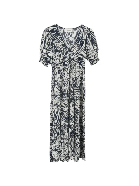 Ba&Sh abstract-print midi dress Neutrals RFCPUGBCL719268W