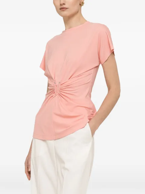 NISSA knot-detail T-shirt Pink TOP16480