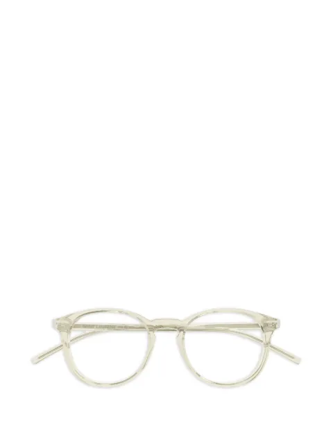 Saint Laurent Eyewear oval-frame glasses Neutrals SL106