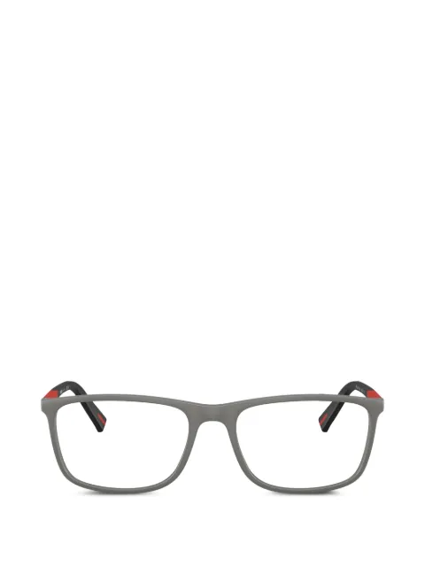 Prada Linea Rossa rectangle-frame glasses Grey PS03QV