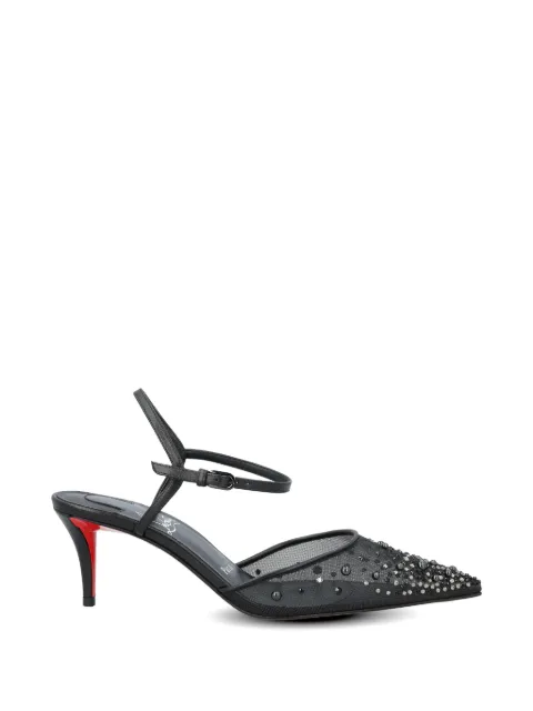 Christian Louboutin Miss Z Riviera embellished pumps Black 1260575B873