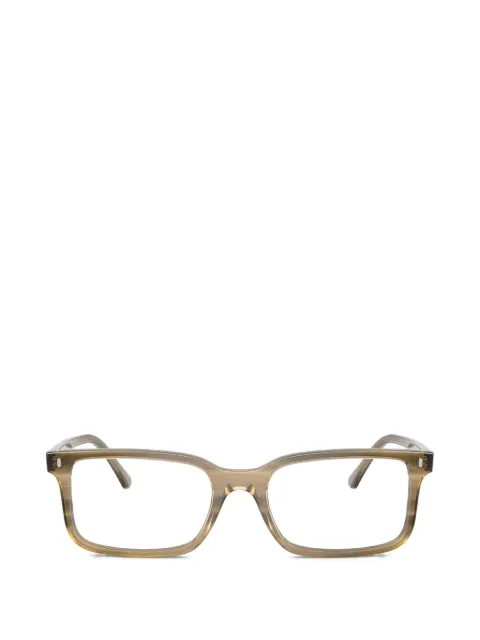 Ray-Ban rectangle-frame glasses Neutrals RX5445