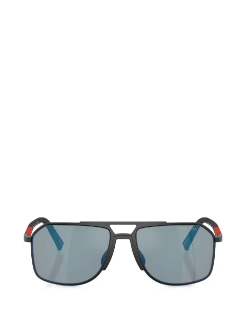 Prada Linea Rossa pilot-frame sunglasses Black PSB51S