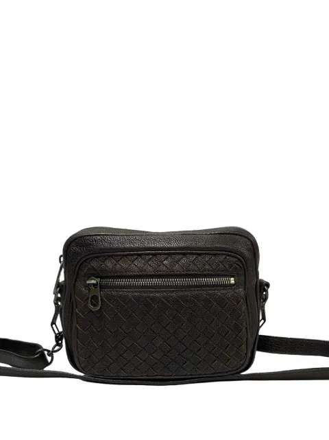 Bottega Veneta Pre-Owned 2007 Grained Calfskin Intrecciato crossbody bag Brown MBA379LK3IOSUMX3