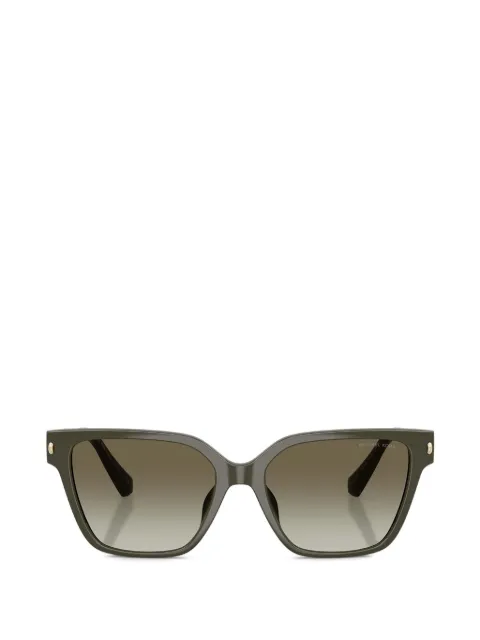 Michael Kors logo square-frame sunglasses Green MK2263U