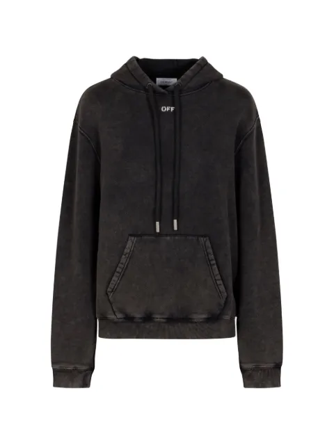 Off-White Arrows acid-wash hoodie Grey 2BB064S26FLE001