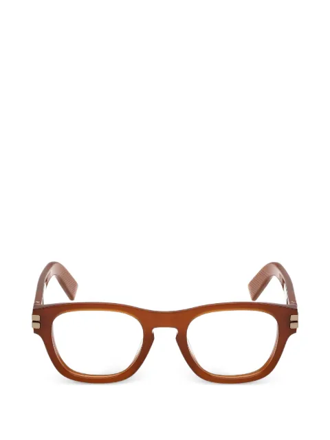 Zegna square-frame glasses Brown EZ5331