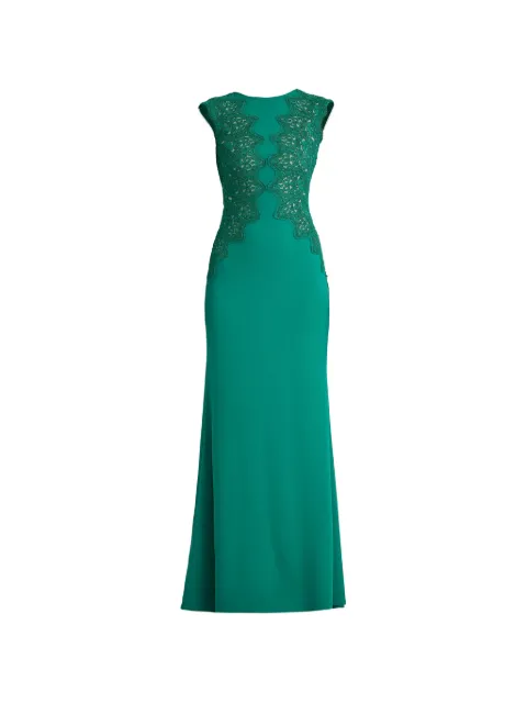 Tadashi Shoji lace-details maxi dress Green CFJ26020L