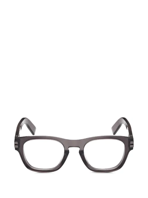 Zegna geometric-frame glasses Grey EZ5331