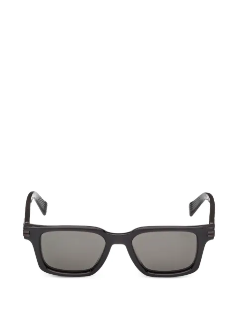 Zegna rectangle-frame sunglasses Black EZ028020D