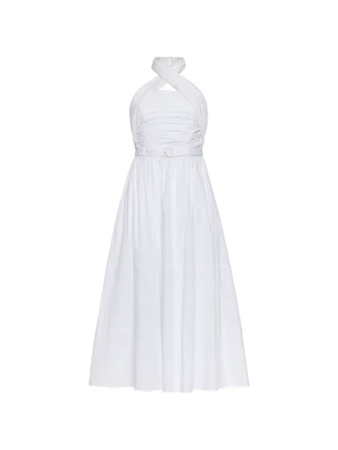 Cinq A Sept Marcie halterneck-belted dress White ZD33823044ZWHT