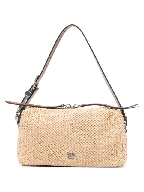 PINKO Love Birds buckle-detail shoulder bag Neutrals 106661A391