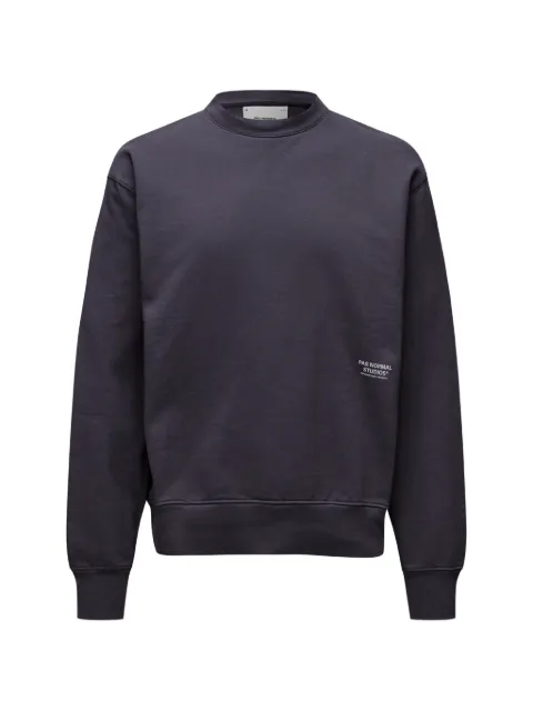 Pas Normal Studios ribbed crew-neck sweatshirt Grey NR2021AO