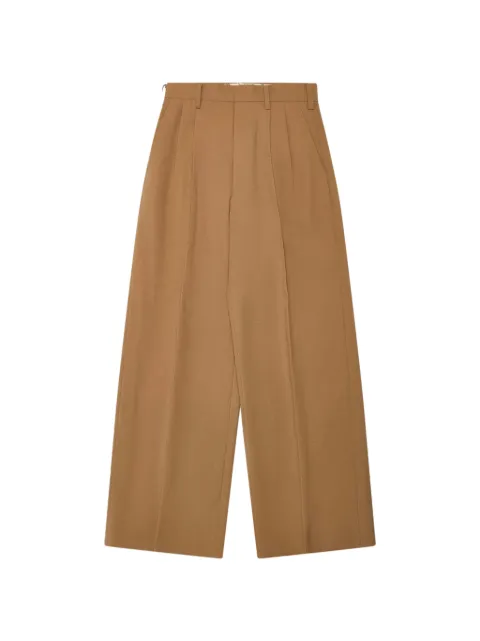 Junya Watanabe pleated wide-leg trousers Neutrals JQP011