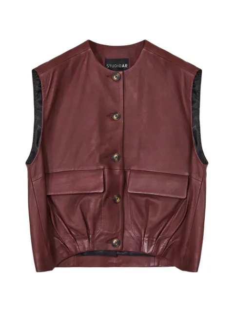 Studio Ar button pocket jacket Brown 020L26102701