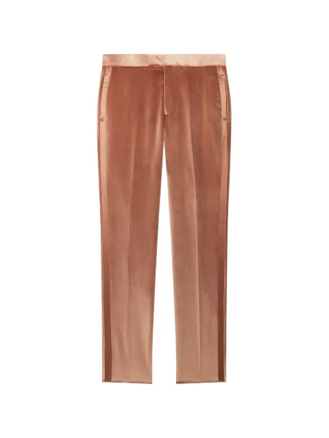 Paul Smith velvet tailored trousers Brown M1R887ZV01346