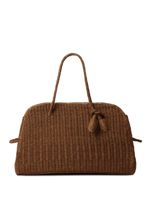 Jacquemus The large raffia Turismo tote bag Brown BAU00427BW00513