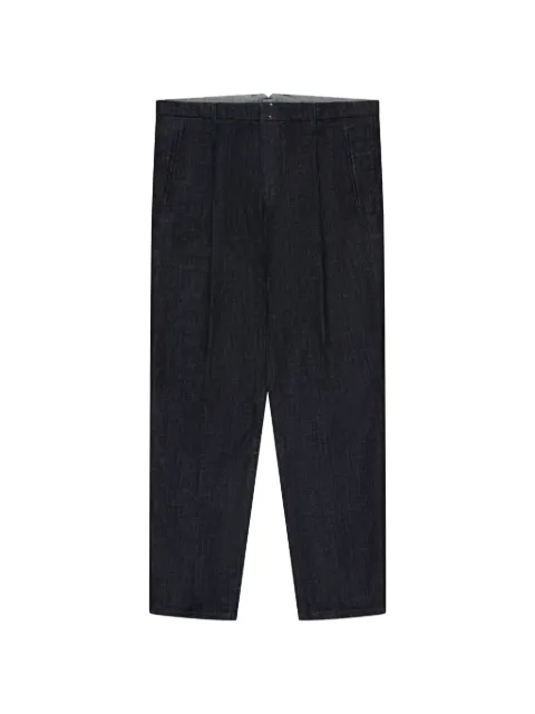slowear pleated denim trousers Blue BXT05C2615A