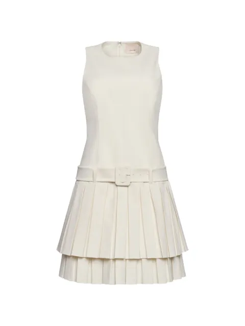 Cinq A Sept Reena pleated mini dress Neutrals ZD33833626ZIVO
