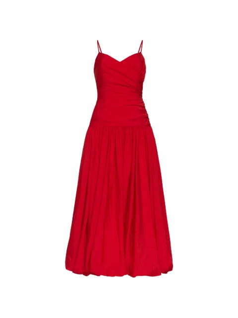 Cinq A Sept Fia draped midi dress Red ZD33805130ZGOJB