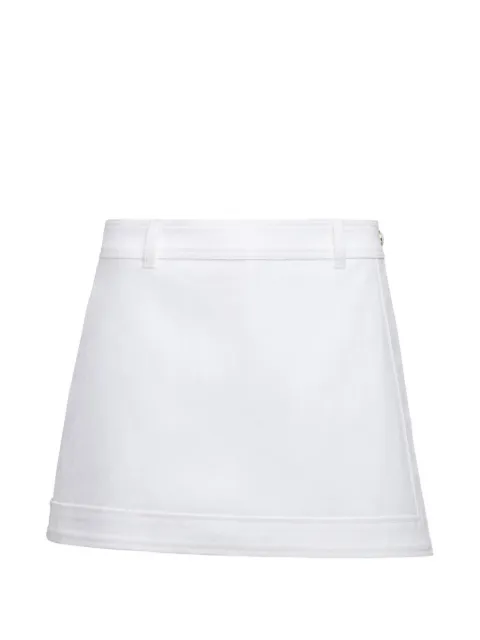 Cinq A Sept Larsa denim mini skort White ZP129611442ZWHT