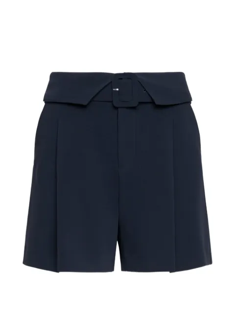 Cinq A Sept Lorena belted-pleated short Blue ZP12631319ZNVY