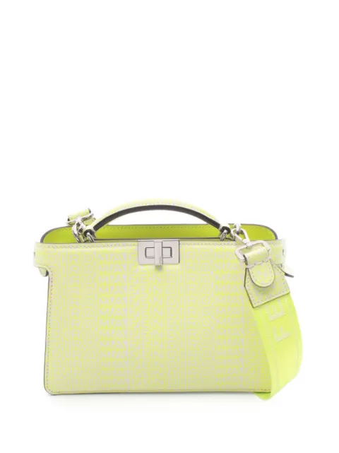 Fendi Pre-Owned 2010-2026 x Marc Jacobs Leather Peekaboo Iseeu XCross satchel Yellow 1BZWT3NAWAVBFGMA