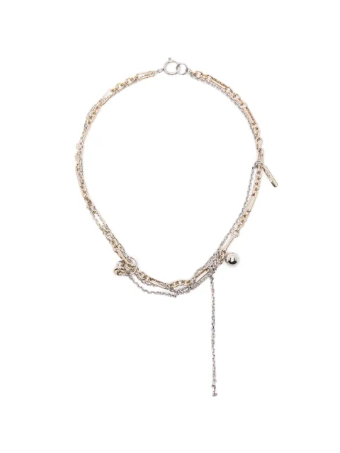 Justine Clenquet Rachel chain necklace Silver RACHELNECKLACE