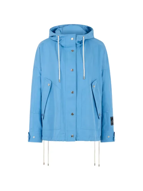 MARCCAIN Outdoor hooded jacket Blue AS1207W63