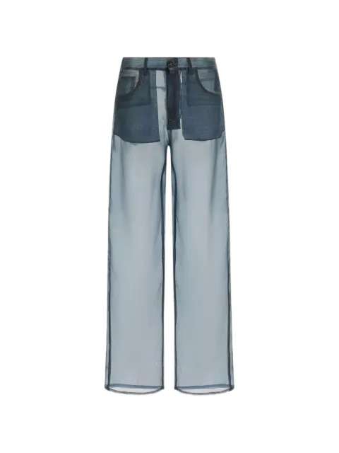 Haikure Bonnie silk jeans Blue HEW03330OR002PR002