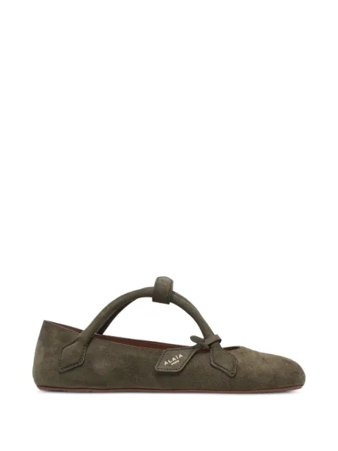 Alaïa Le Teckel ballet flats Green AA3A1011C0C05