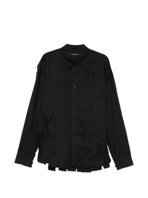 SONGZIO Fragment panelled shirt Black MI2SH700BK