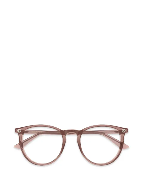 Gucci Eyewear round-frame glasses Pink GG0027O