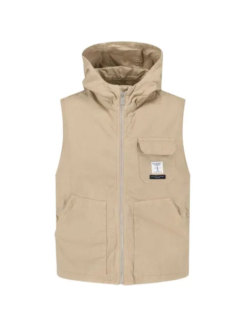 Roy Rogers x Engineered Garments zip-up hooded gilet Neutrals RRW050CR423211