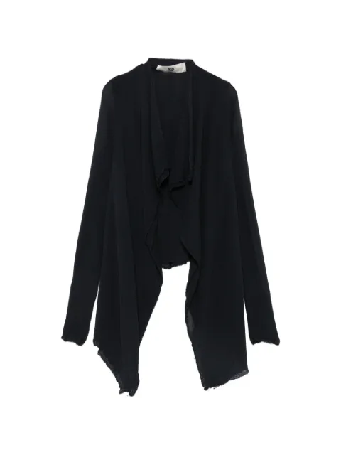 Marc Le Bihan crinkled draped cardigan Blue 2661PE26
