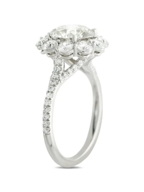 LB Exclusive diamond-embellishment ring Silver MF54031726