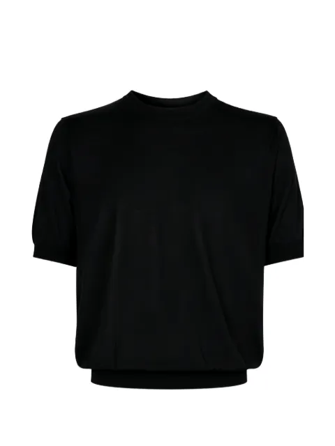 Altea fine-knit short-sleeve T-shirt Black 2651302906090