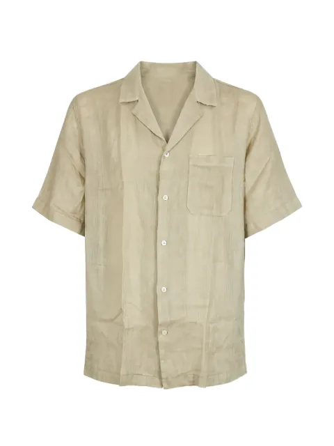 Altea short-sleeved camp-collar shirt Neutrals 2654003316031